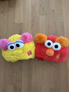 【美品】USJ エルモ ビッグバード 被り物 セット セサミストリート