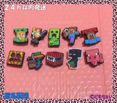 新品✩︎Minecraft✩︎マインクラフト✩︎クロックス✩︎ジビッツ✩︎10個