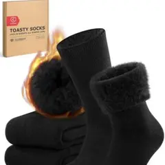 [CLOSEMATE] 靴下 メンズ 厚手 ソックス 発熱 パイル 冬 超極暖