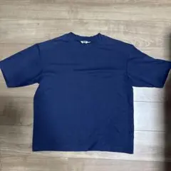 ユニクロ エアリズムコットンTシャツ 半袖 ネイビー Lサイズ メンズ