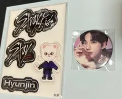 Stray Kids ヒョンジンD'FESTA HANEDA 缶バッジ シール
