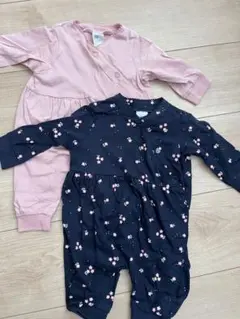 H&M ロンパース 2枚セット