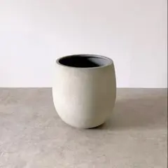 よよよ バルゴ ツートーン ファイバーセメントストーン鉢40cm◾️コントン よよよ様専用 バルゴ ツートーン ファイバーセメントストーン鉢40cm