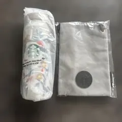 Starbucks タンブラーとボトルサコッシュセット