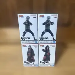 NARUTOナルト-疾風伝 Figuno KAKASHI＆ITACHI４個セット