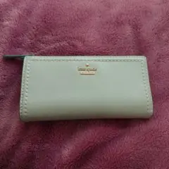 kate spade 二つ折り財布 ミントグリーン