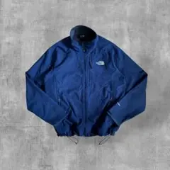 ノースフェイス　ソフトシェルジャケットTNF APEX 刺繍口ゴXL相当ネイビー
