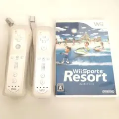 Wiiリモコン モーションプラス内蔵 2本セット まとめ売り ソフト付き