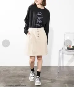 ハニーズ colza ゆーデュロイ 台形 スカートミニスカートSサイズのサムネイル