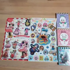 ディズニーシール　メモ帳3冊