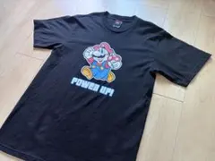 マリオ Tシャツ ブラック POWER UP! 00sのサムネイル