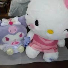 ハローキティ ぬいぐるみ BIG　天使のクロミちゃん　ぬいぐるみセット
