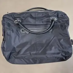 agnes b. ナイロンとレザーバッグ ブラックのサムネイル