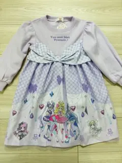 【新品、未使用】⭐︎値下げ中⭐︎キミとアイドルプリキュア　ワンピース　パープルのサムネイル