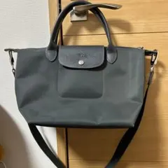 美品　ロンシャン プリアージュネオs グレー