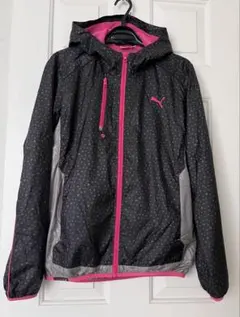 PUMA 圓點圖案防風外套 女M號