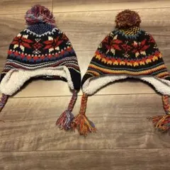 ニット帽　二点