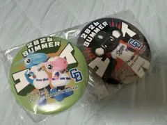 中日ドラゴンズ　ブラックドアラ　シャオロン　パオロン　でか缶バッチ　２点セット