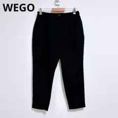 【ウィゴー】スラックス　テーパードパンツ　レディースパンツ　黒　ブラック　M