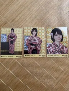 乃木坂46 筒井あやめ 浴衣 生写真 3種コンプのサムネイル