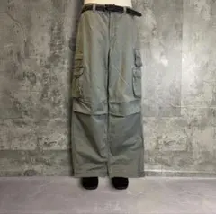 【00's】EddieBauer ワイドカーゴパンツ　ワークパンツ W34L32