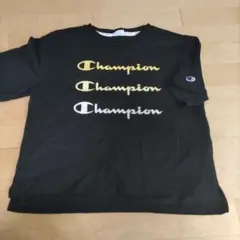美品　Champion ブラック Tシャツ 160