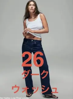 The Hailey ヘイリービーバー ローライズルーズ 26 GAP デニムのサムネイル