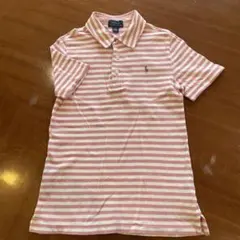 Polo Ralph Lauren BOYS ピンクストライプポロシャツ