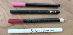 使いかけ　ラブライナーなどリキッドアイライナー4本セット