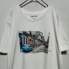 6/22GLOBAL WORK フォトプリント Tシャツ グローバルワークのサムネイル
