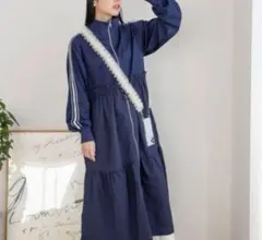 LOWRYSFARM ローリーズファーム　トラックドッキングワンピース