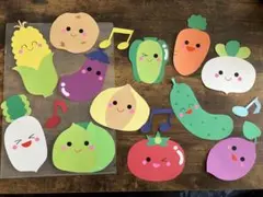 ラス1！壁面 夏 7月 8月 野菜 保育のサムネイル