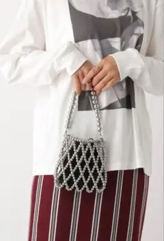 即購入ok!レプシィム　ビーズミニバッグ