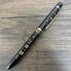 PLATINUM ダブルアクションR3 近代蒔絵　ボールペン 桜と兎柄のサムネイル