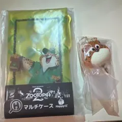 ズートピア クロウハウザー マルチケース＆チャーム 2点セット