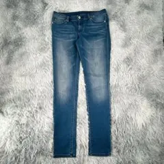 《GU》ジーユー(XL)スキニーデニム ジーンズ ジーパン ストレッチ スリム