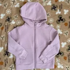 UNIQLOドライスウェットフルジップパーカー　紫