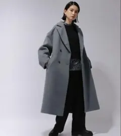 HARE ロングコート　チェスターコート グレー