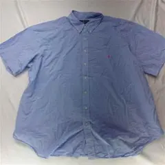 ?ラルフローレン クラシックフィット 半袖シャツ 3XB ビッグサイズ ブルー系