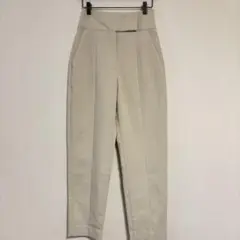 ZARA ベージュ ハイウエスト カジュアルパンツ　XS