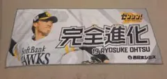 大津亮介 19番 ソフトバンクホークス 応援タオル＆シール
