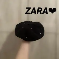 ZARA KIDS パール付き ベレー帽
