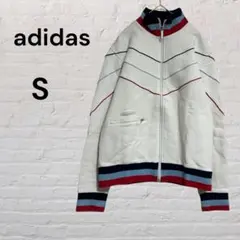 adidas アディダス　トラックジャケット ジャージフルジップ 綿100%のサムネイル