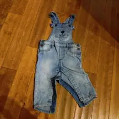 H&M デニムオーバーオール 74 (6-9M)