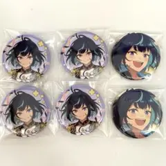 あんスタ エスプリ 4piece 初期 缶バッジ エス 笑主 エス 冴霧笑主 ポートレートサイン缶バッジ エスプリ あんスタ