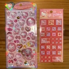 【正規品】キティ　うるちゅるポップシール　セブンイレブン　キティタイルシール