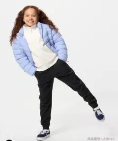 ユニクロ　ボアスウェットパンツ　ブラック　150㎝