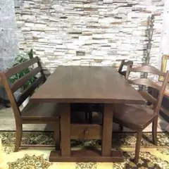 IDC大塚家具×井上木工所 極上シカモアメープル 放射状縮杢 ダイニング