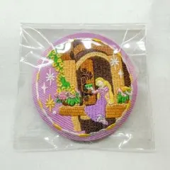 ディズニー刺繍缶バッジ ラプンツェル