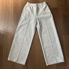 UNIQLO:C スウェットストレートパンツ GRAY/WOMEN M